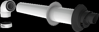 Muurdoorvoer PP HR 60/100 + bocht (Burgerhout)